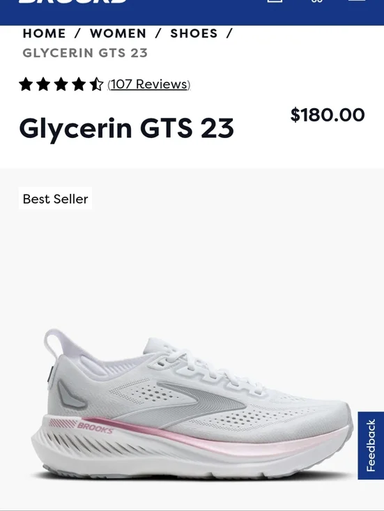 Brooks Glycerin GTS 23 Women's 8 Like New Worn Once - Picture 11 of 11